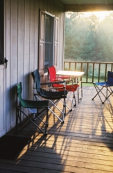 Porch of Sunshine Cabin, Mount Rogers.