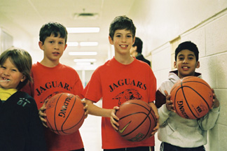 Three-and-a-half hoops stars.