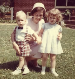 Jimmy and Kathy, Spa View Avenue, 1961.